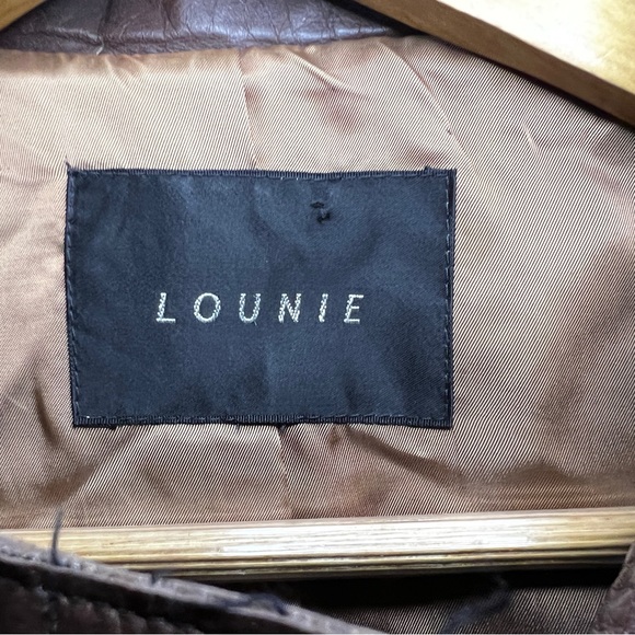 LOUINE | Brown Jacket | 100% Leather Jacket - Picture 6 of 6